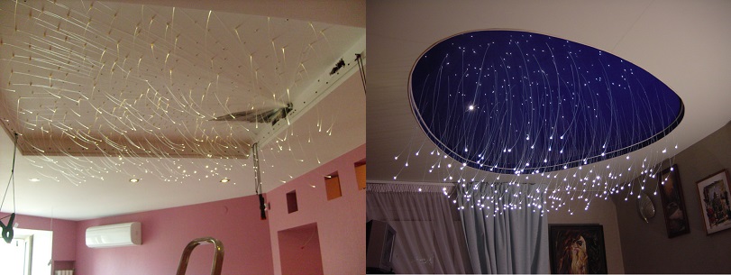 LED rasvjeta zvjezdano nebo stretch strop